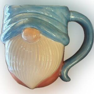 Gnome Mug Cup Pink Blue